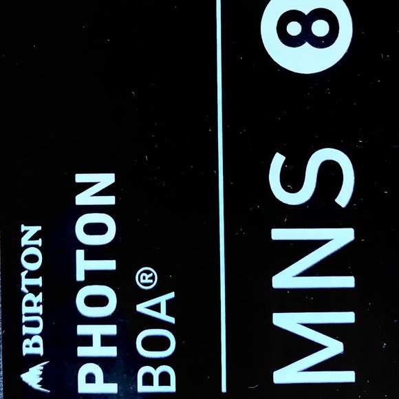 Burton BOA Snowboard Boots Boa Photon Men Size 8 White New - Picture 2 of 3